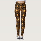 Glanzende ballen textuur leggings (Voorkant)