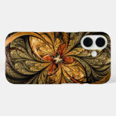 Glanzende bladeren Abstracte fractale kunst Case-Mate iPhone Case (Achterkant (horizontaal))