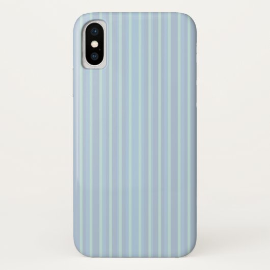 Glanzende blauwe gestreepte Case-Mate iPhone X hoe Case (Achterkant)