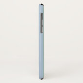 Glanzende blauwe gestreepte Case-Mate iPhone X hoe Case (Achterkant/links)