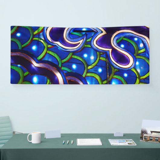 Glanzende Blauwe Schubben Spandoek (Beurs)