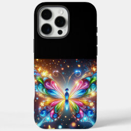 Glanzende Butterfly iPhone 16 Pro Max Hoesje
