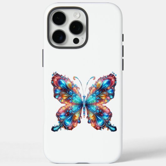 Glanzende Butterfly Case-Mate iPhone Case (Achterkant)