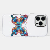 Glanzende Butterfly iPhone Hoesje (Achterkant horizontaal)