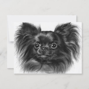 Glanzende Charme - Met de Hand Geschilderde Chihua Briefkaart