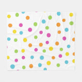 Glanzende cirkels fleece deken (Voorkant (Horizontaal))