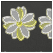 Glanzende Daisy Flower Floral Patterned Craft Fabr Stof (Close Up)