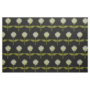 Glanzende Daisy Flower Floral Patterned Craft Fabr Stof