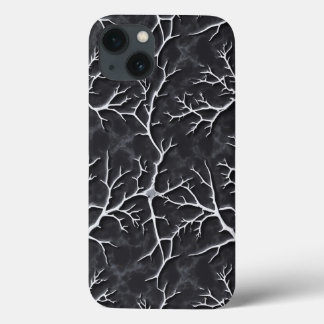 Glanzende donkergrijze iPhone-hoes met takreliëf Case-Mate iPhone Case