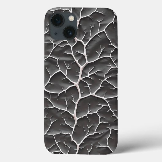 Glanzende donkergrijze iPhone-hoofdhuid met taktex Case-Mate iPhone Case (Achterkant)