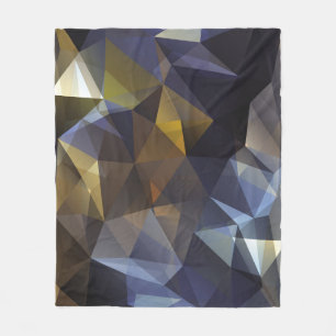 Glanzende driehoek , diamanttextuur. fleece deken