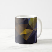 Glanzende driehoek , diamanttextuur. koffiemok (Voorkant rechts)