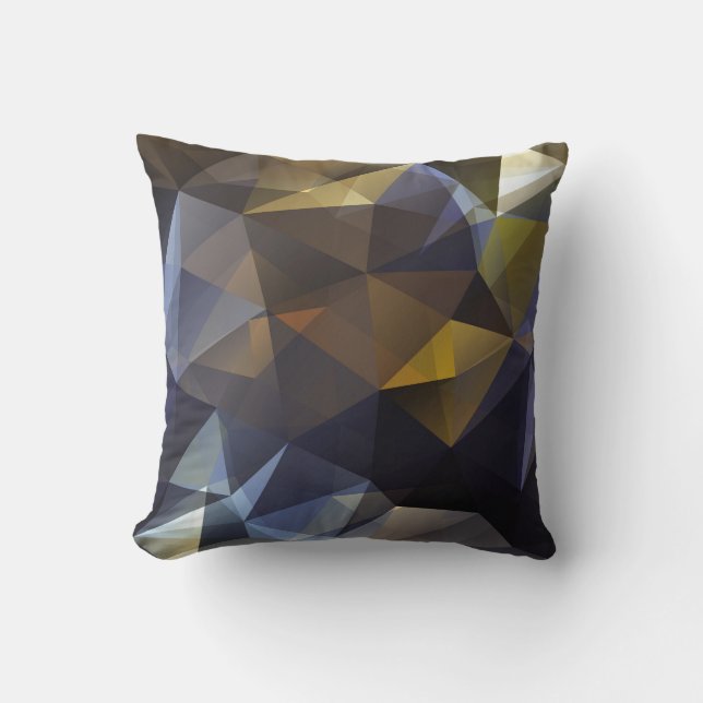 Glanzende driehoek , diamanttextuur. kussen (Voorkant)