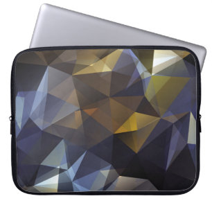 Glanzende driehoek , diamanttextuur. laptop sleeve