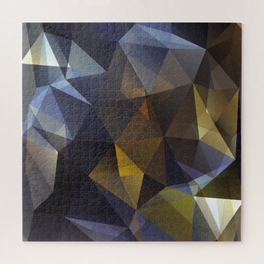 Glanzende driehoek , diamanttextuur. legpuzzel (Horizontaal)