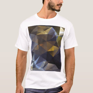 Glanzende driehoek , diamanttextuur. t-shirt