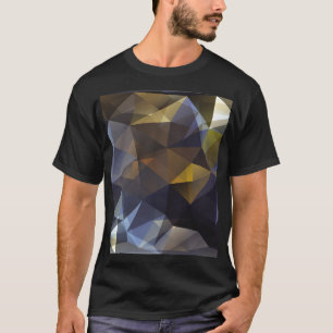 Glanzende driehoek , diamanttextuur. t-shirt