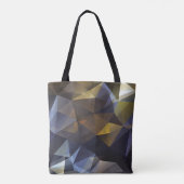 Glanzende driehoek , diamanttextuur. tote bag (Achterkant)