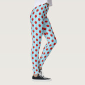 Glanzende eenvoudige rode ballonnen verjaardagsfee leggings (Rechts)