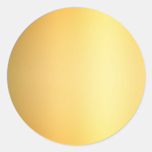 Glanzende Elegante Nep Gouden Blanco Sjabloon Glam Ronde Sticker