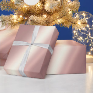 Glanzende Elegante Sjabloon Roze Goud Cadeau Cadeaupapier