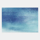 Glanzende Folie | Ijsblauwe Nep-iriserende Glans Inpakpapier Vel (Voorkant 2)