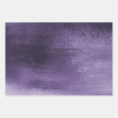 Glanzende Folie | Indigo Midnight Paars Nep Glitte Inpakpapier Vel (Voorkant 2)