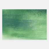 Glanzende Folie | Nep-metaalglans Groen van de Kla Inpakpapier Vel (Voorkant 2)