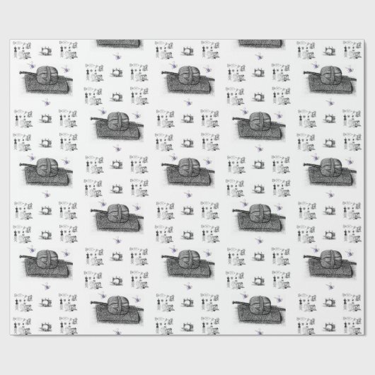 Glanzende garens voor het oppakken van papier (Vlak)