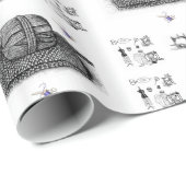 Glanzende garens voor het oppakken van papier (Rol Hoek)