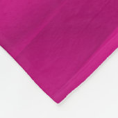 Glanzende gepersonaliseerde roze discobal fleece deken (Hoek)