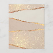 Glanzende gescheurde papieren flyer (Achterkant)