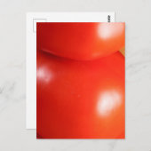 Glanzende gestapelde rode tomaten briefkaart (Voorkant / Achterkant)