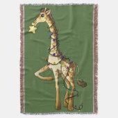 Glanzende Giraffe Deken (Voorkant Verticaal)