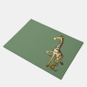Glanzende Giraffe Deurmat (Schuin)