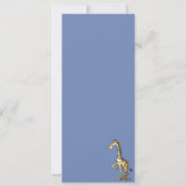 Glanzende Giraffe Kaart (Achterkant)
