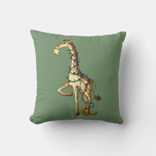 Glanzende Giraffe Kussen
