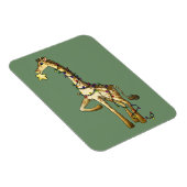 Glanzende Giraffe Magneet (Rechterzijde)