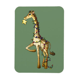 Glanzende Giraffe Magneet