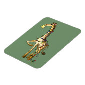 Glanzende Giraffe Magneet (Linkerzijde)
