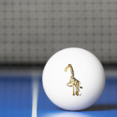 Glanzende Giraffe Pingpongbal (Net)
