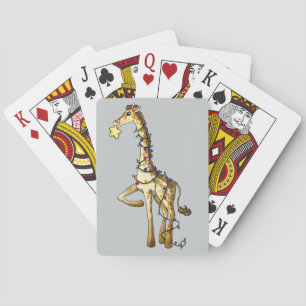 Glanzende Giraffe Speelkaarten