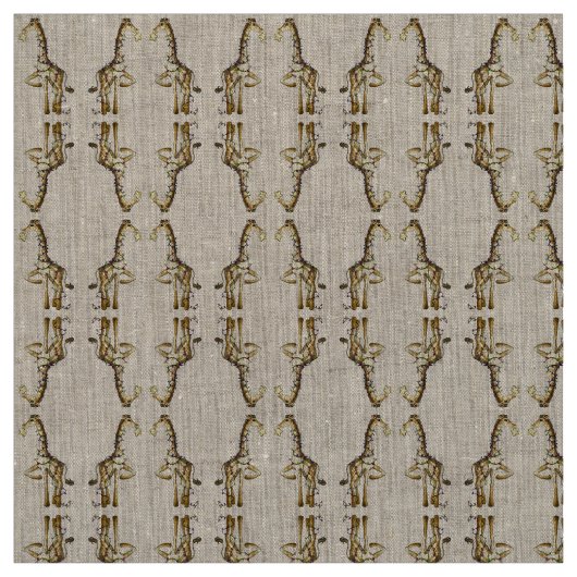 Glanzende Giraffe Stof (Swatch)