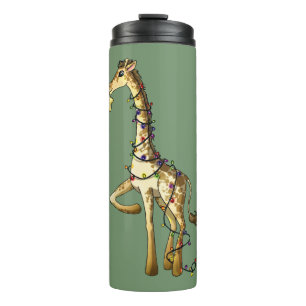 Glanzende Giraffe Thermosbeker