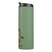 Glanzende Giraffe Thermosbeker (Geroteerd rechts)