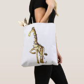 Glanzende Giraffe Tote Bag (Dichtbij)