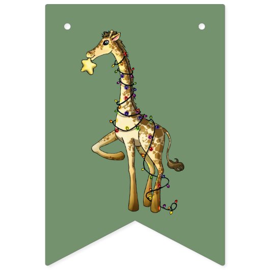 Glanzende Giraffe Vlaggetjes (Tweede vlag)
