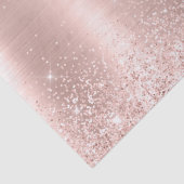 Glanzende Glam Glitter Roze Bruiloft Tissuepapier (Detail)