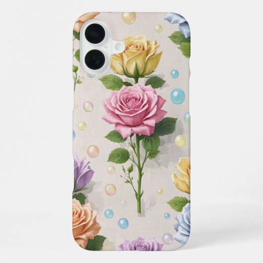 Glanzende Glam: Sparkling iPhone Case Hoesje (Achterkant)