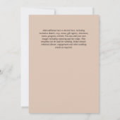 Glanzende Glam TROUW Feest Uitnodigingen BUDGET (Achterkant)